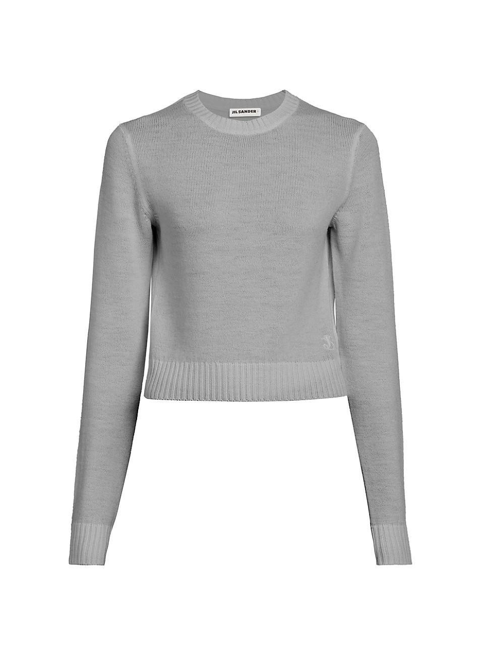 Womens Wool Roundneck Sweater Product Image