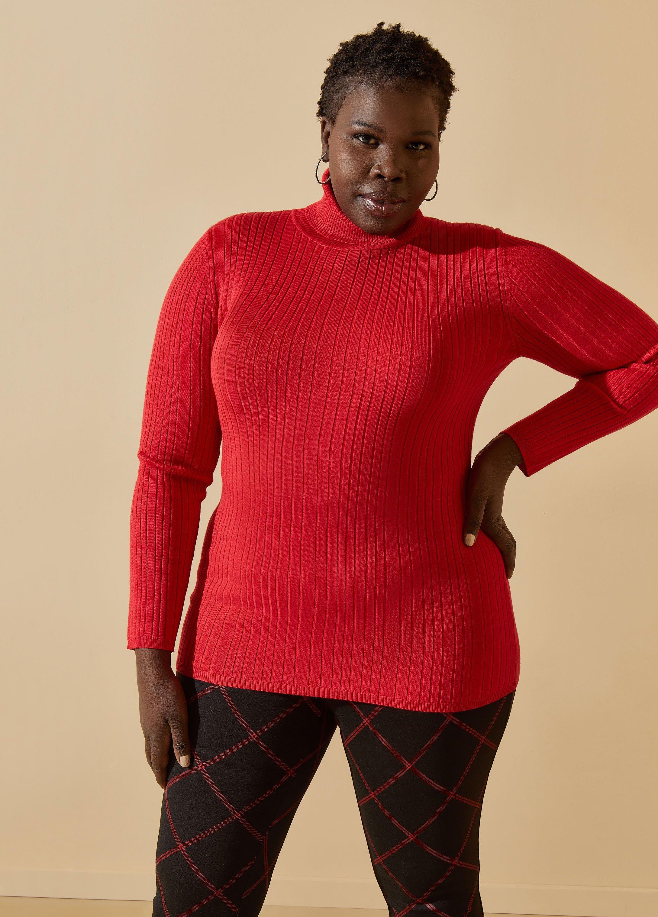 Plus Size Long Sleeved Turtleneck Sweater Ashley Stewart product image