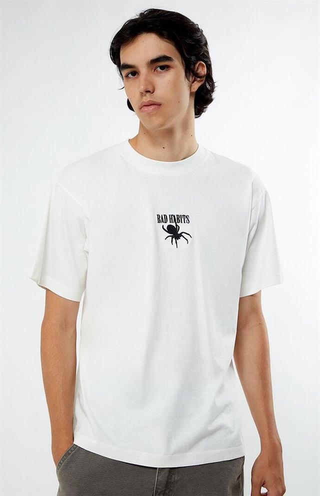 Men's Bad Habits Embroidered Oversized T-Shirt Product Image