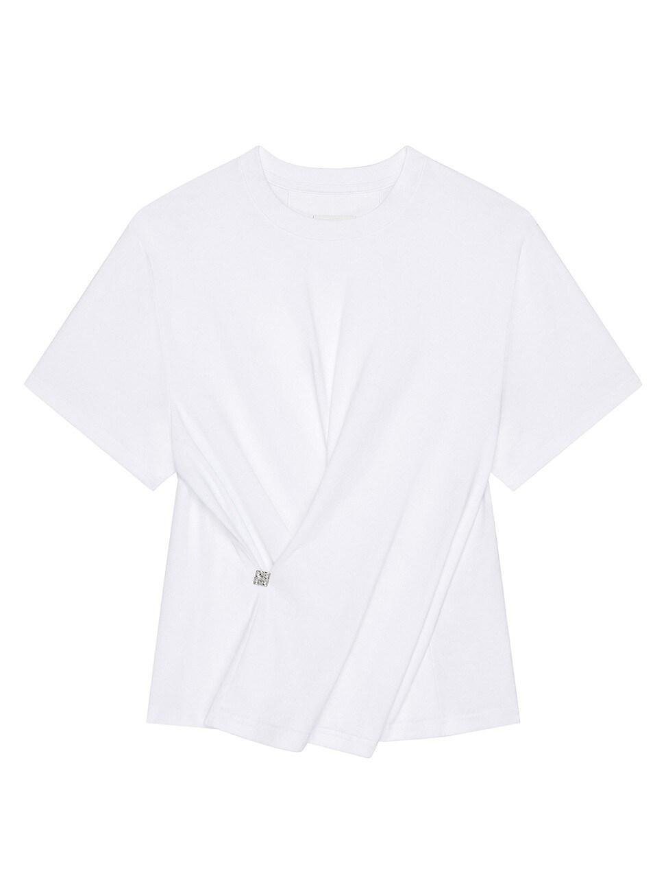 Womens Cross-Over T-Shirt in Cotton product image