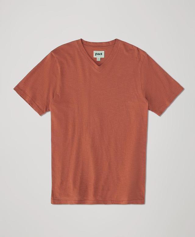 Mens Featherweight Slub V-Neck Tee M Product Image