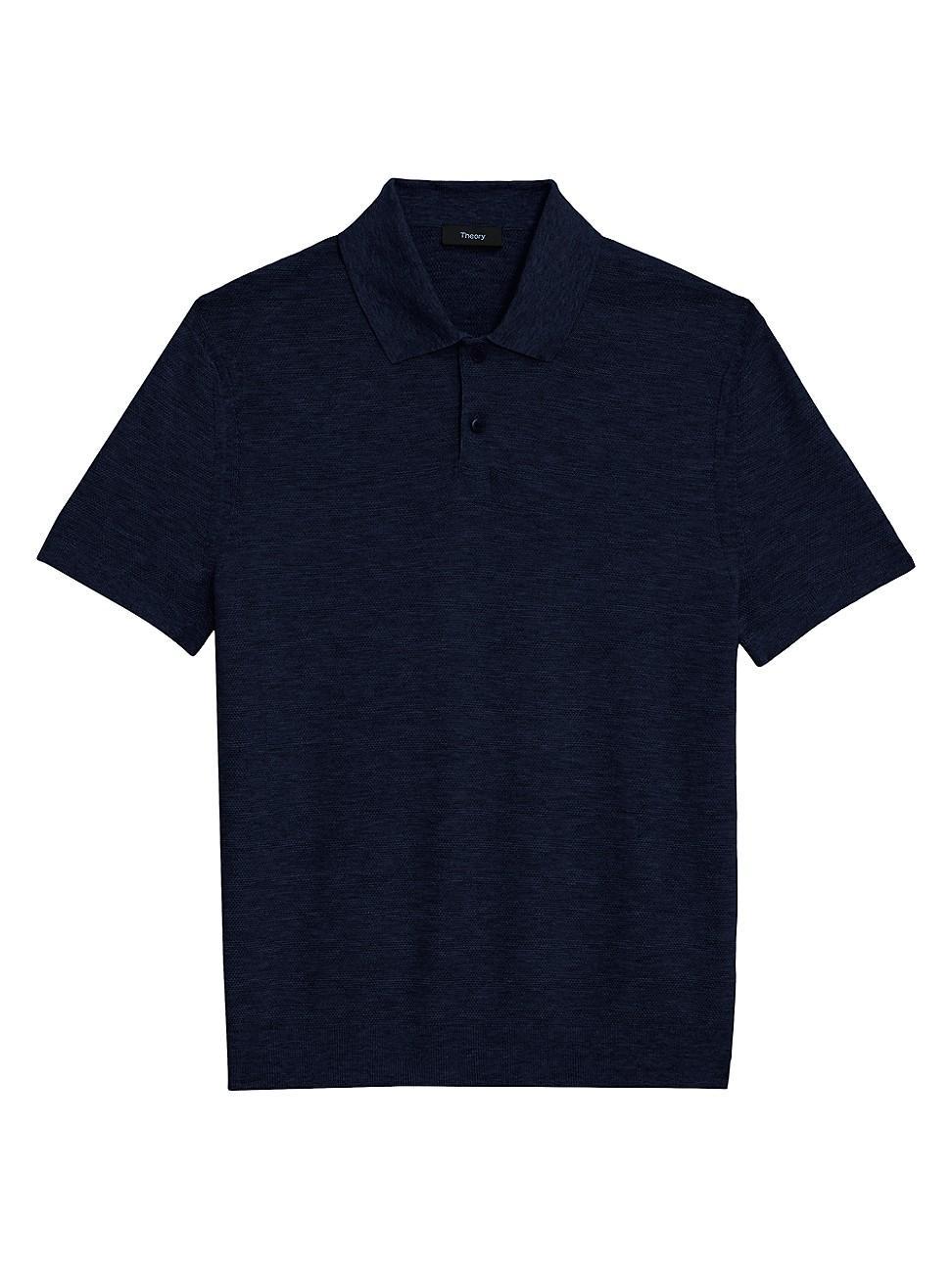 Theory Goris Lightweight Knit Polo Shirt Product Image