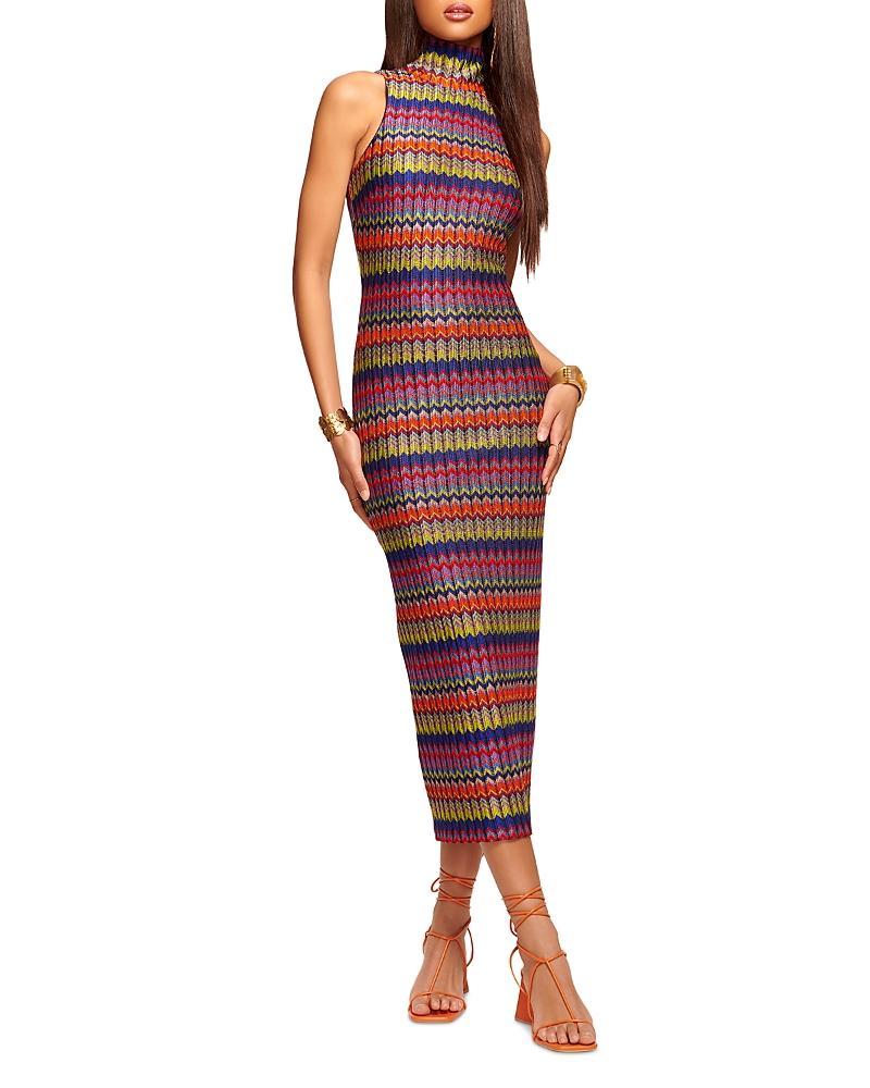 Ramy Brook Madilyn Chevron Bodycon Dress Product Image