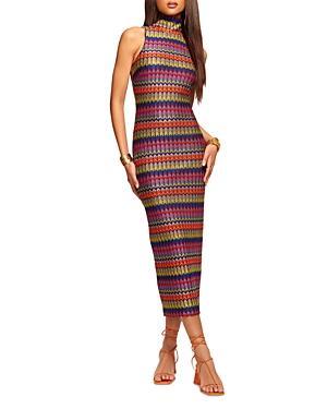 Ramy Brook Madilyn Chevron Bodycon Dress Product Image