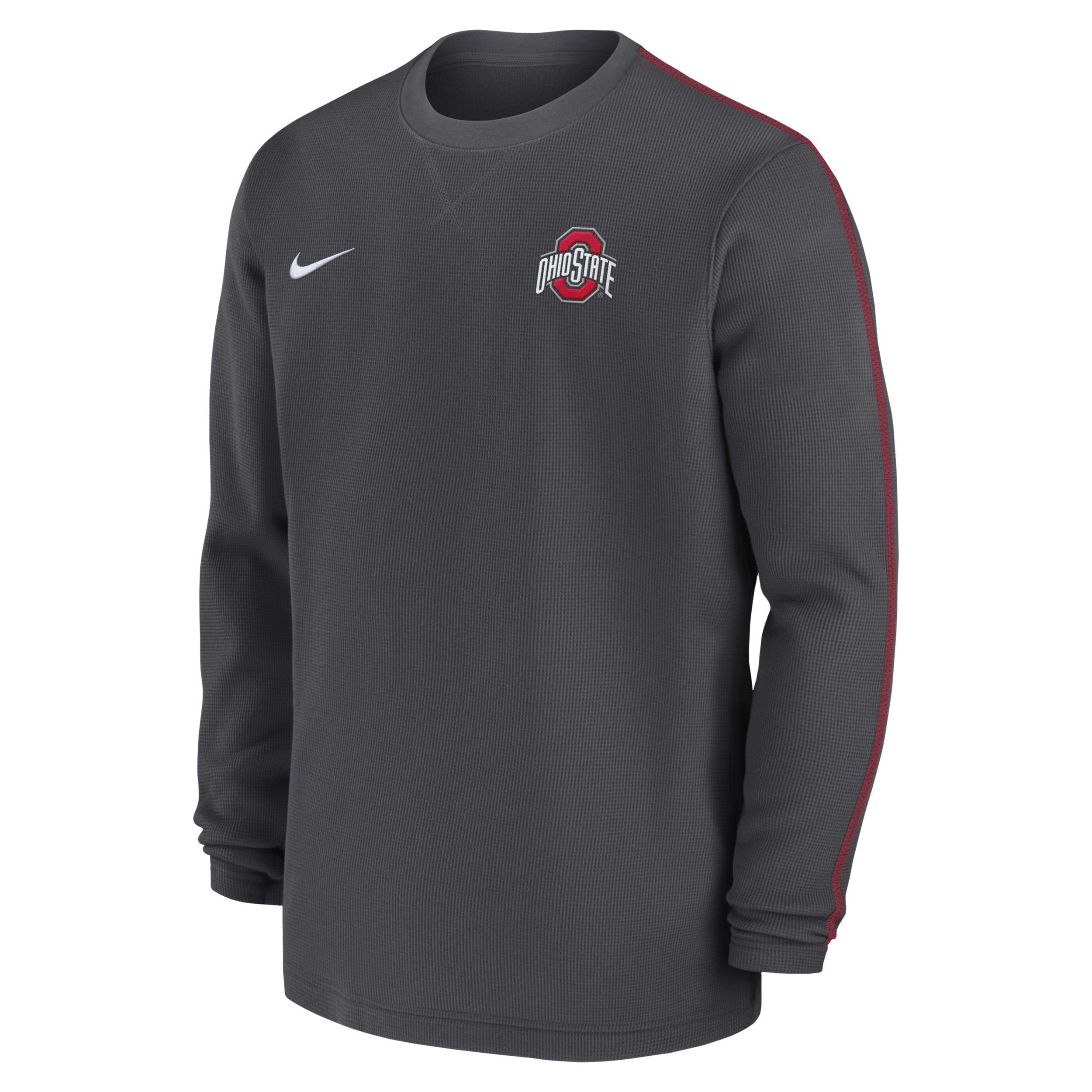 Ohio State Buckeyes Sideline Coach Nike Mens College Long-Sleeve Top Product Image