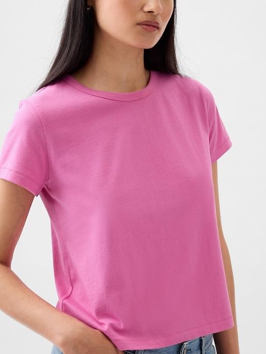 Organic Cotton Vintage Shrunken T-Shirt Product Image