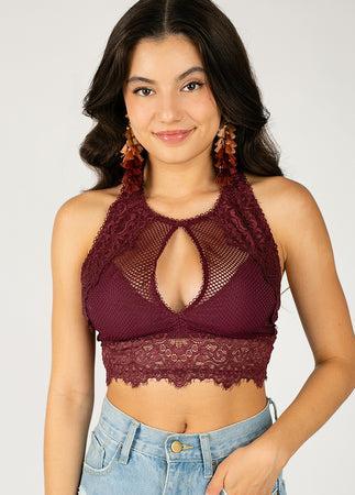 Myranda Bralette in Plum Product Image