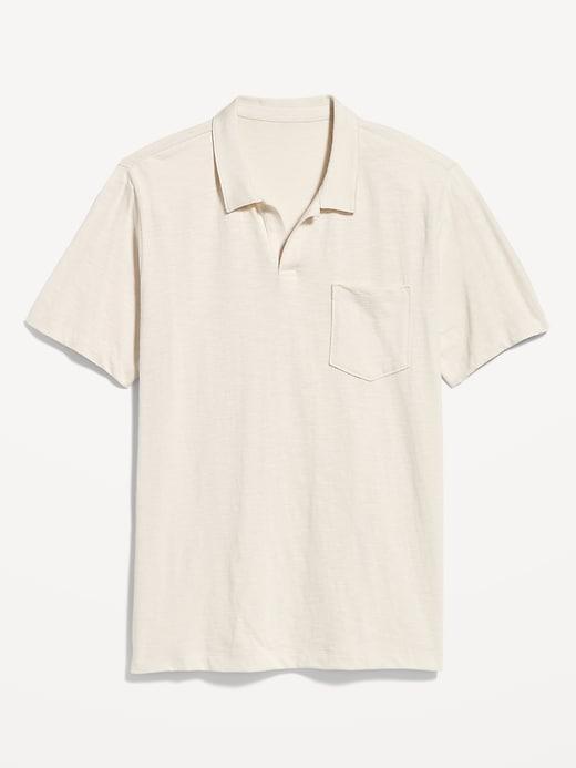 Classic Fit Slub-Knit Polo Product Image