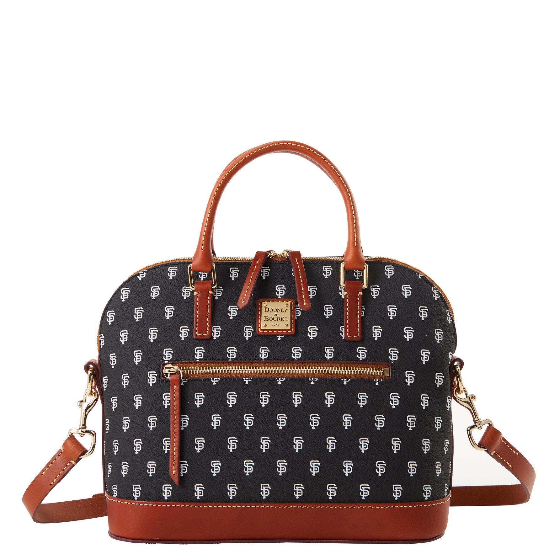 Womens Dooney & Bourke San Francisco Giants Signature Domed Zip Satchel Purse Product Image