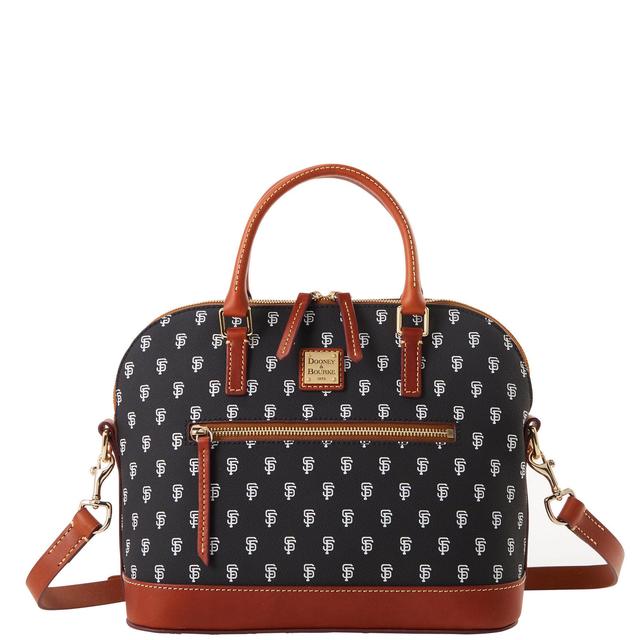 Womens Dooney & Bourke San Francisco Giants Signature Domed Zip Satchel Purse Product Image