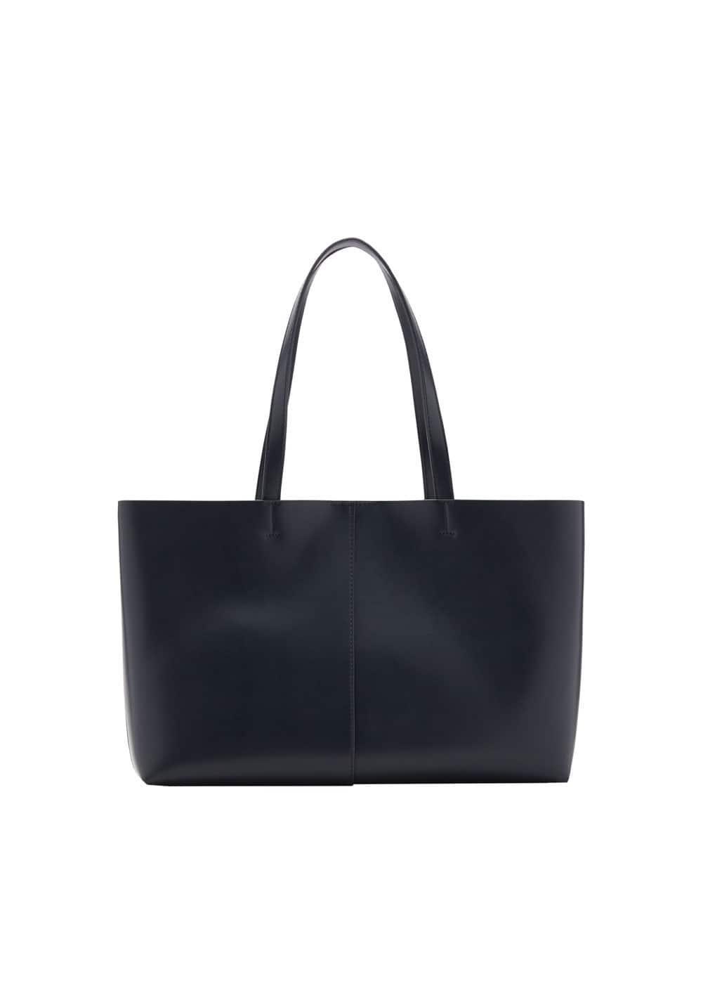 MANGO - Leather-effect shopper bag - One size - Women Product Image