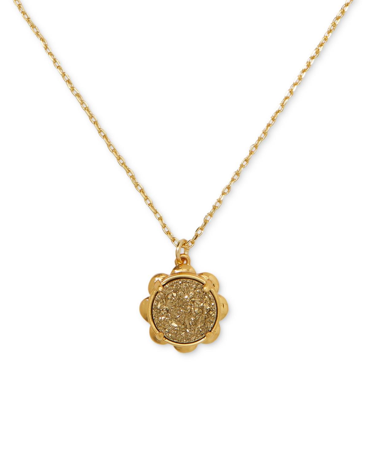 Womens Gold-Plated Pendant Necklace Product Image