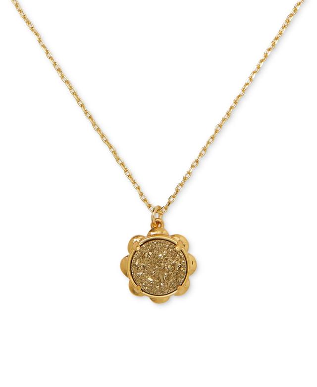 Womens Gold-Plated Pendant Necklace Product Image