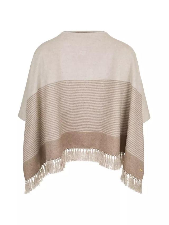 Silk and Cashmere Poncho Product Image