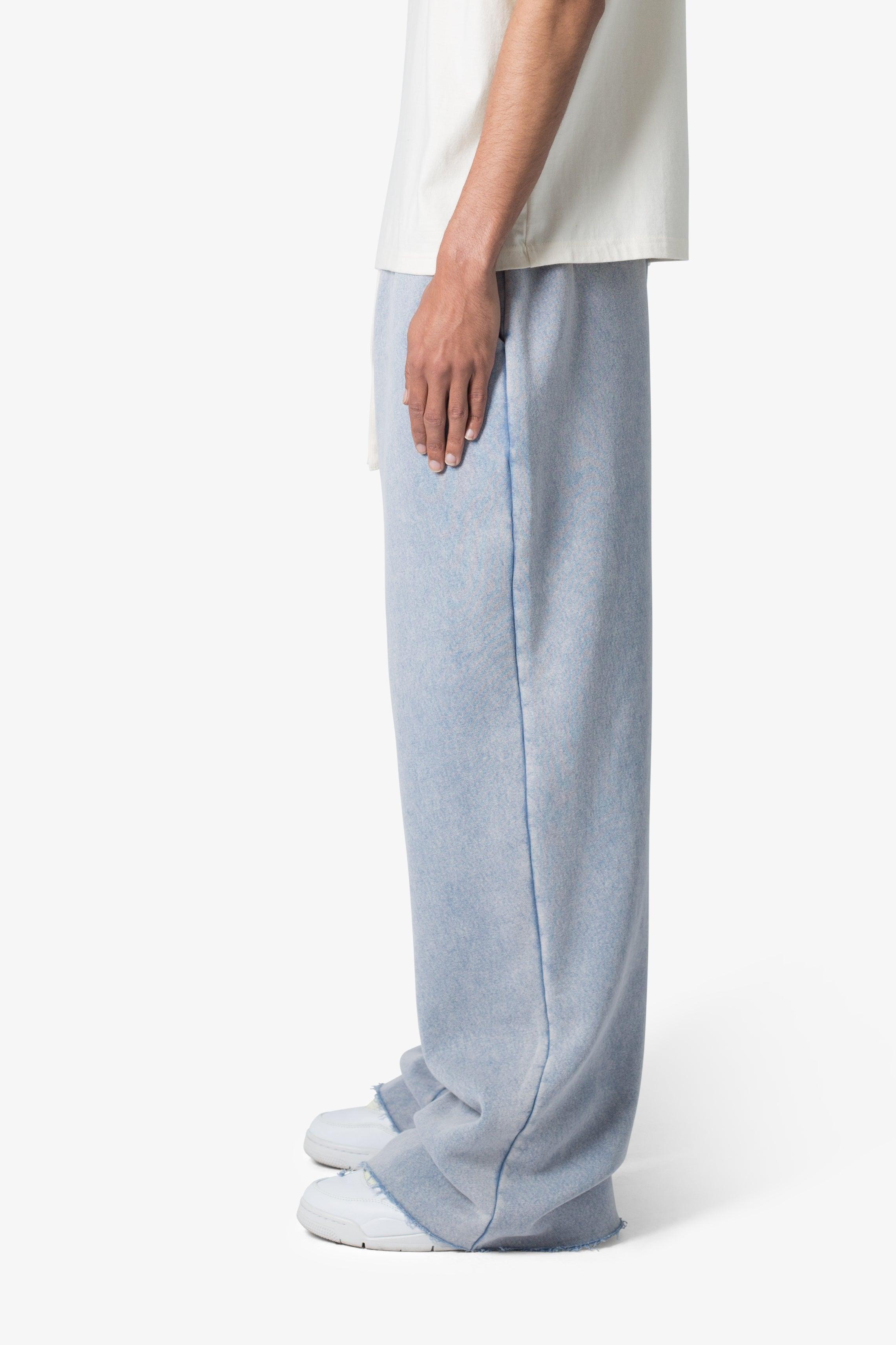 Washed Ultra Baggy Sweatpants - Washed Light Blue Product Image