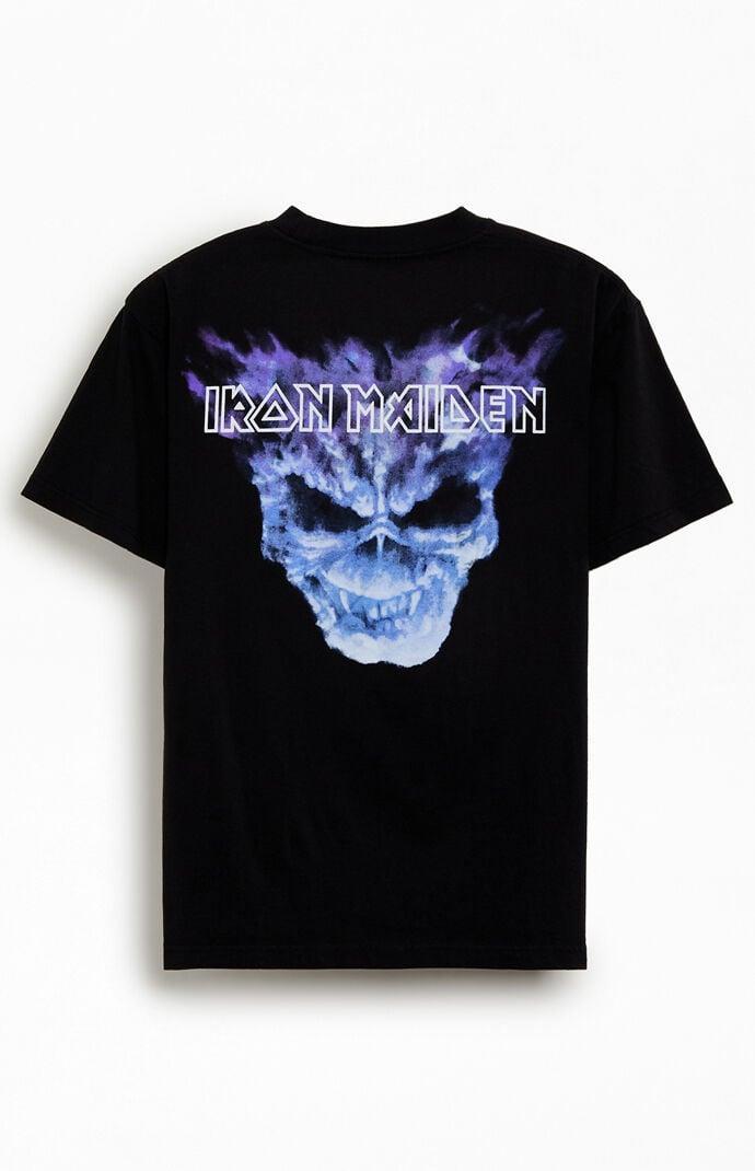 Men's Iron Maiden Smoke T-Shirt Product Image