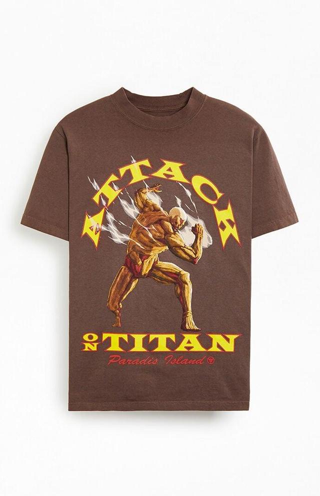 HYPLAND Mens Attack On Titan Gym T-Shirt Product Image