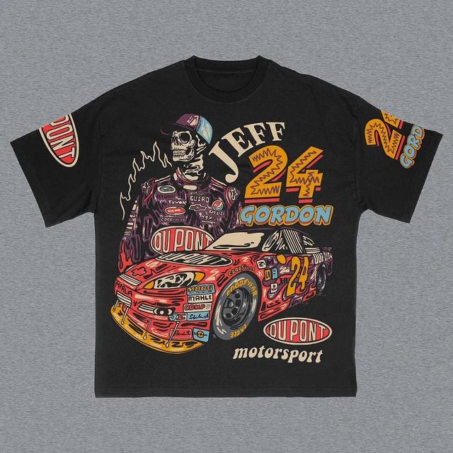 Jeff Gordon 24 Skull Motorsports Graphic T-Shirt Product Image