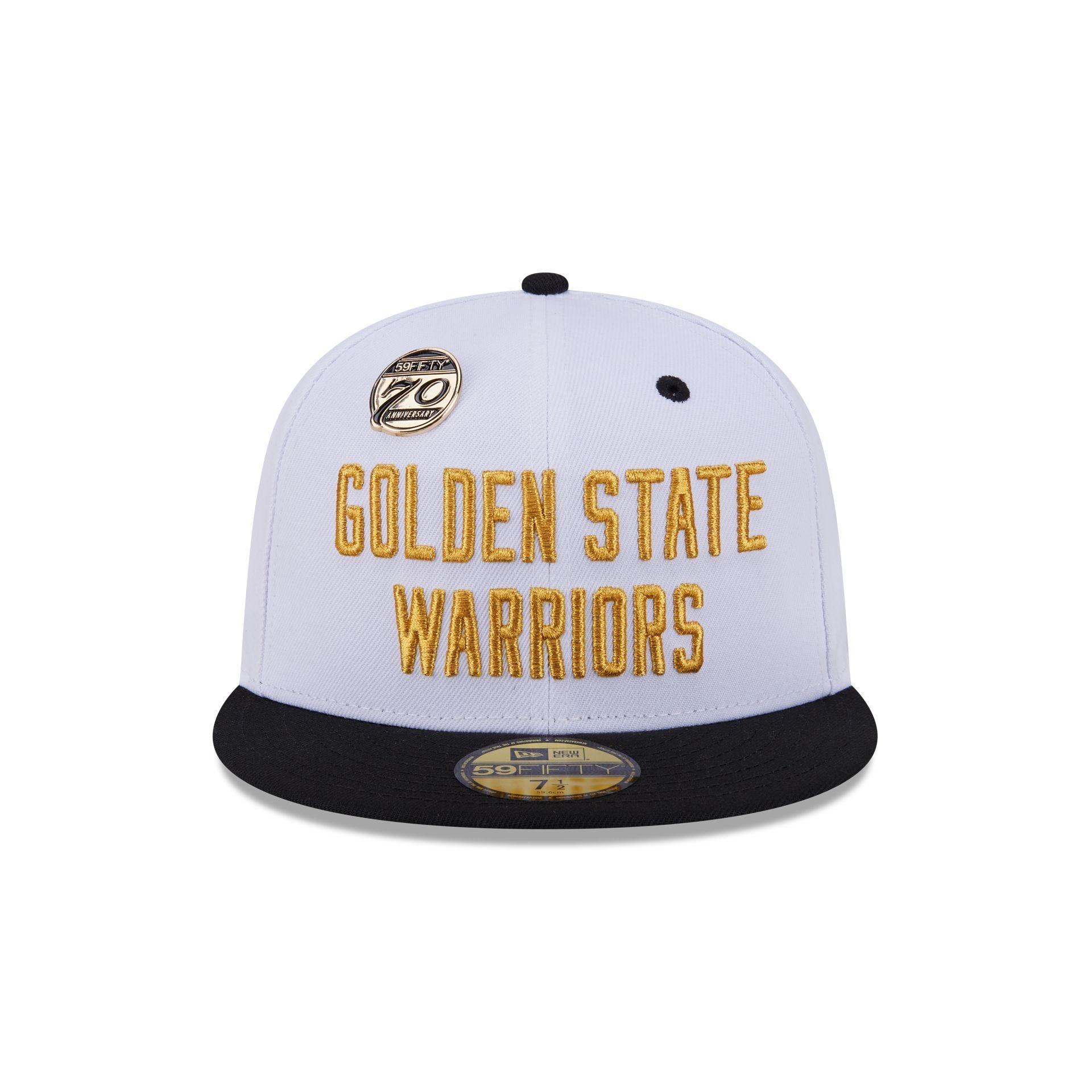 Golden State Warriors 70th Anniversary 59FIFTY Fitted Hat Male Product Image