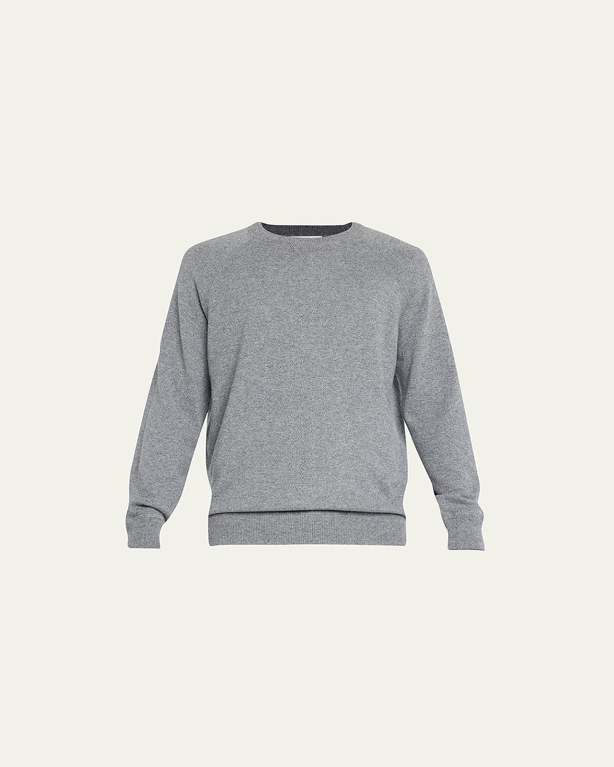 Mens Cashmere Crewneck Sweater Product Image