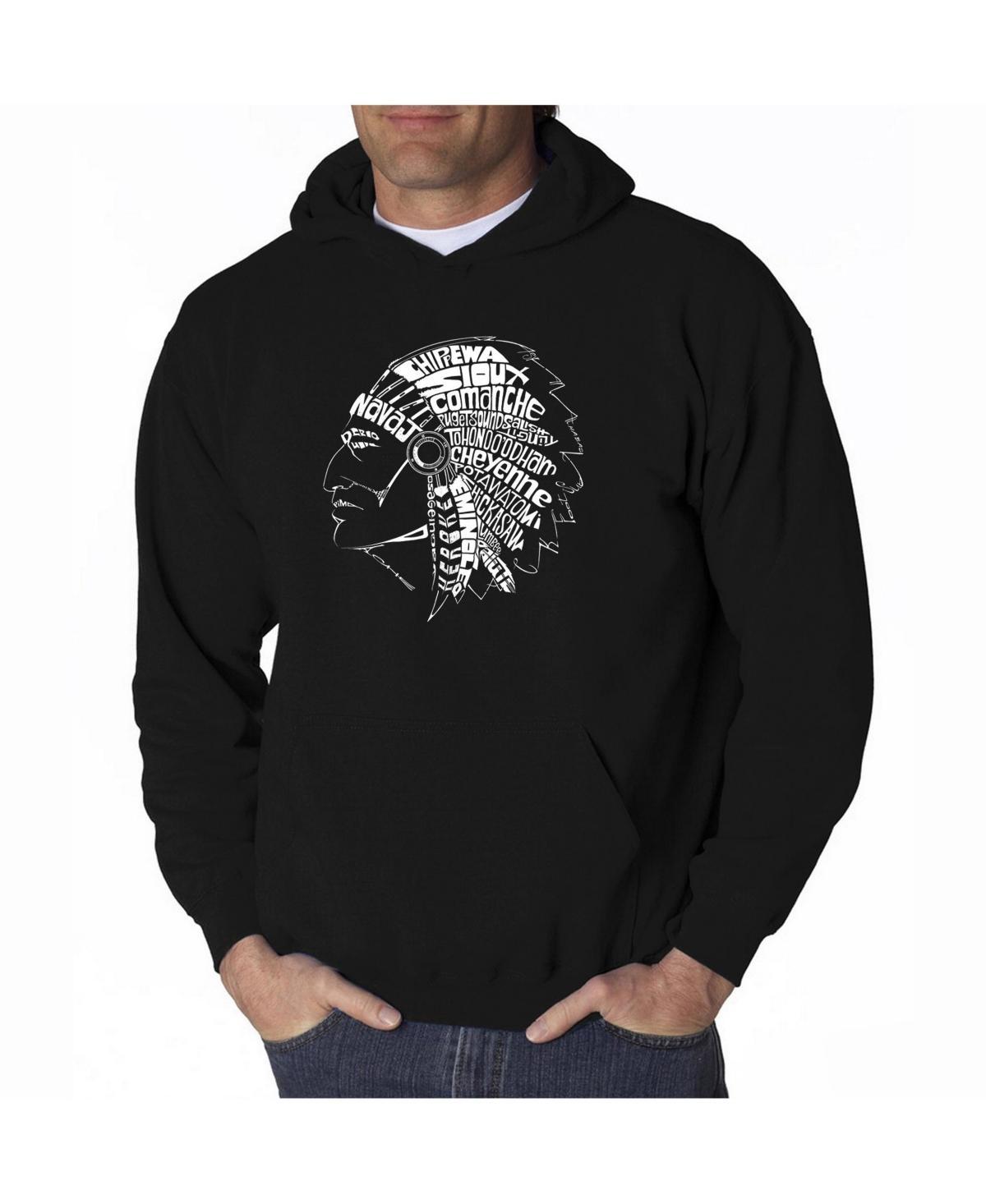 La Pop Art Mens Word Art Hooded Sweatshirt Product Image