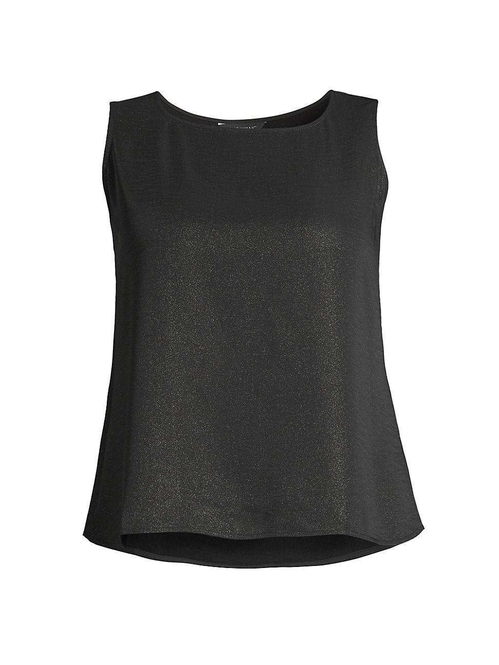 Womens Plus Size Shimmer Mid-Length Tank Product Image