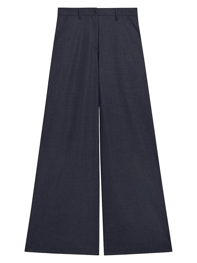 Womens High-Rise Wide-Leg Pants Product Image