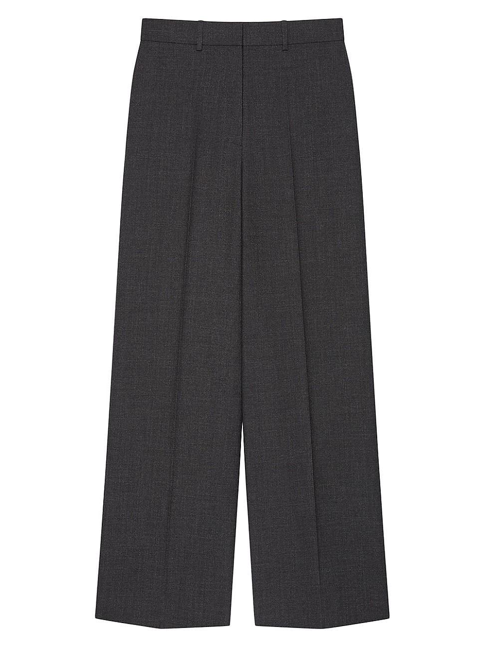 Womens Oversized Tailored Pants in Wool product image