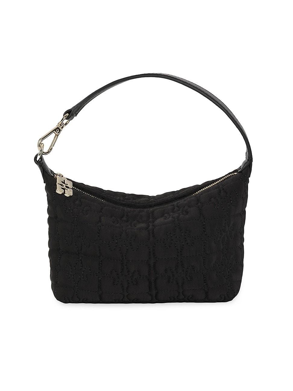 Ganni Small Butterfly Recycled Polyester Convertible Shoulder Bag Product Image