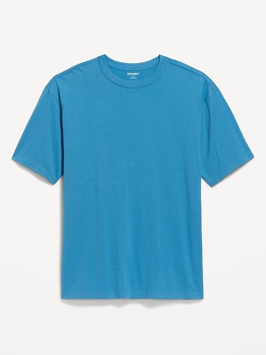 Loose Fit Crew-Neck T-Shirt Product Image