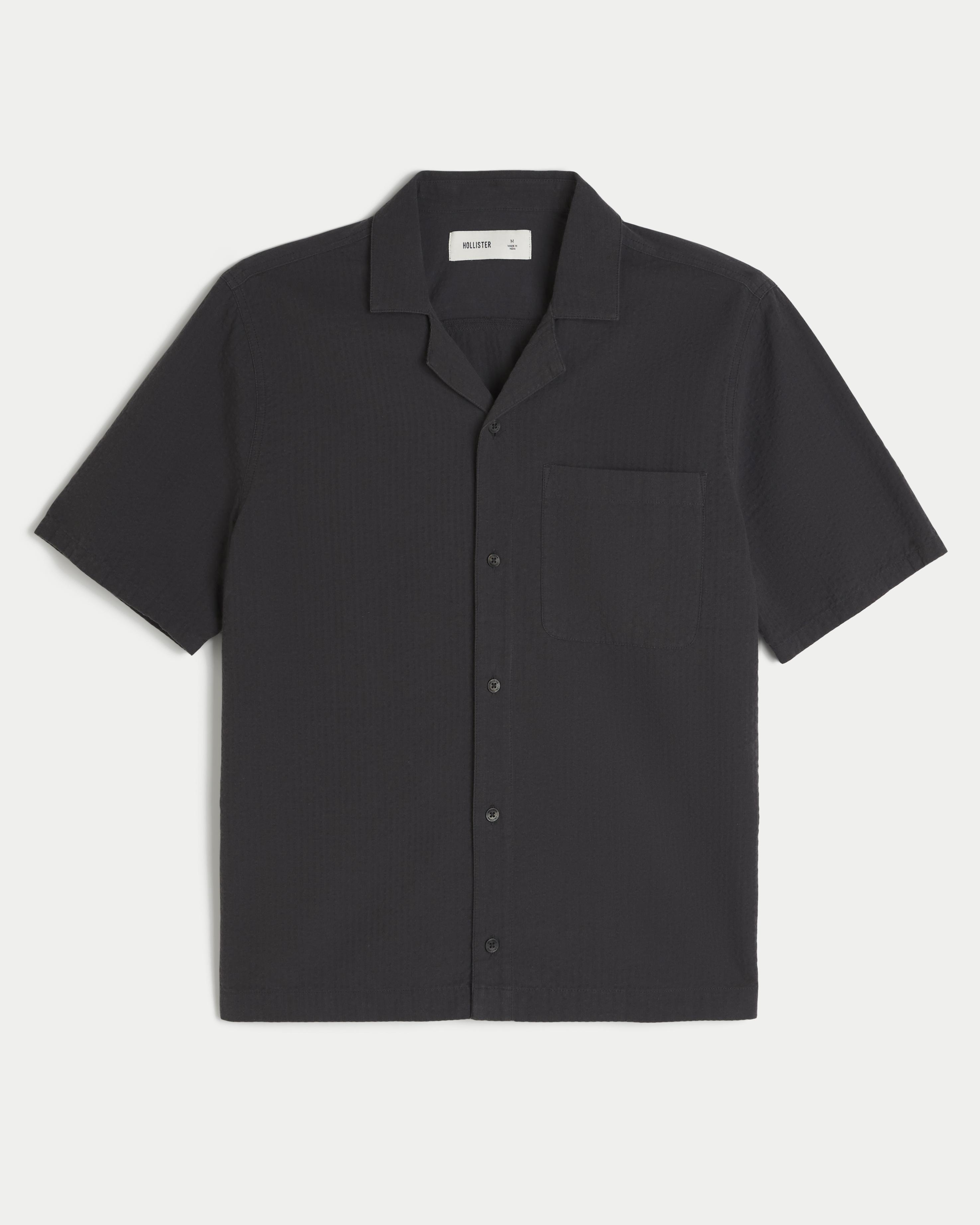 Short-Sleeve Seersucker Shirt Product Image