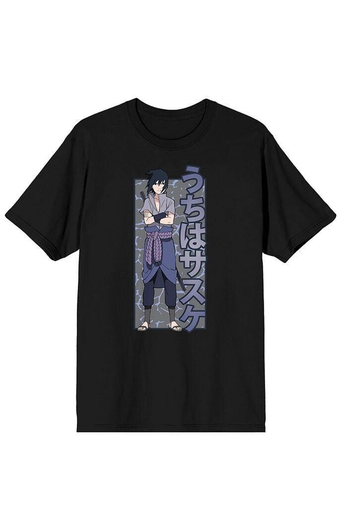 Mens Naruto Shippuden Sasuke Anime T-Shirt Product Image