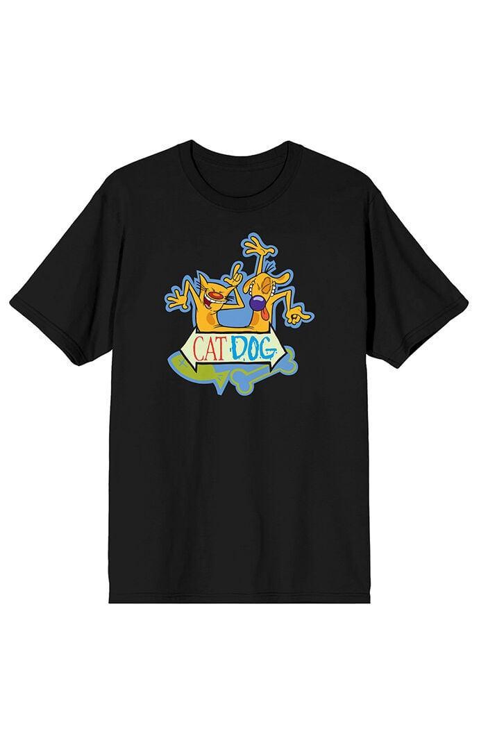 Men's CatDog Title Logo T-Shirt Product Image