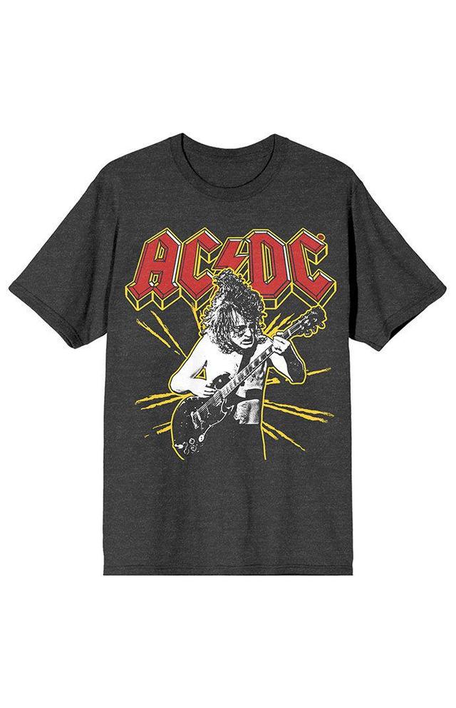 Juniors AC/DC Yellow Spark Graphic Tee, Girls Product Image