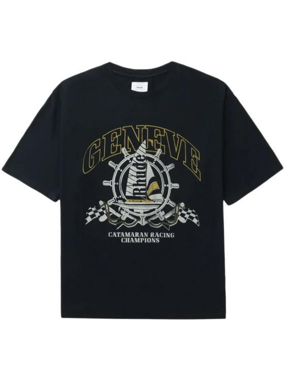 RHUDE Geneve Catamaran Tee In Black Product Image