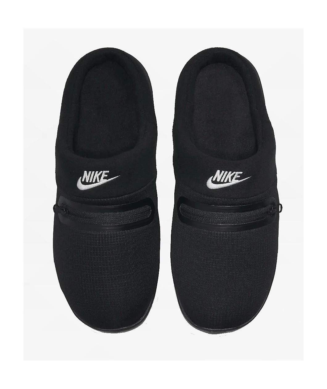 Nike Burrow Black & Phantom Slippers Product Image