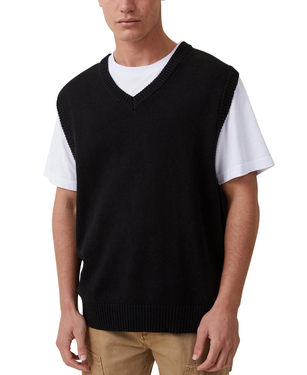 Cotton On Mens Vintage-Like Knit Vest Product Image