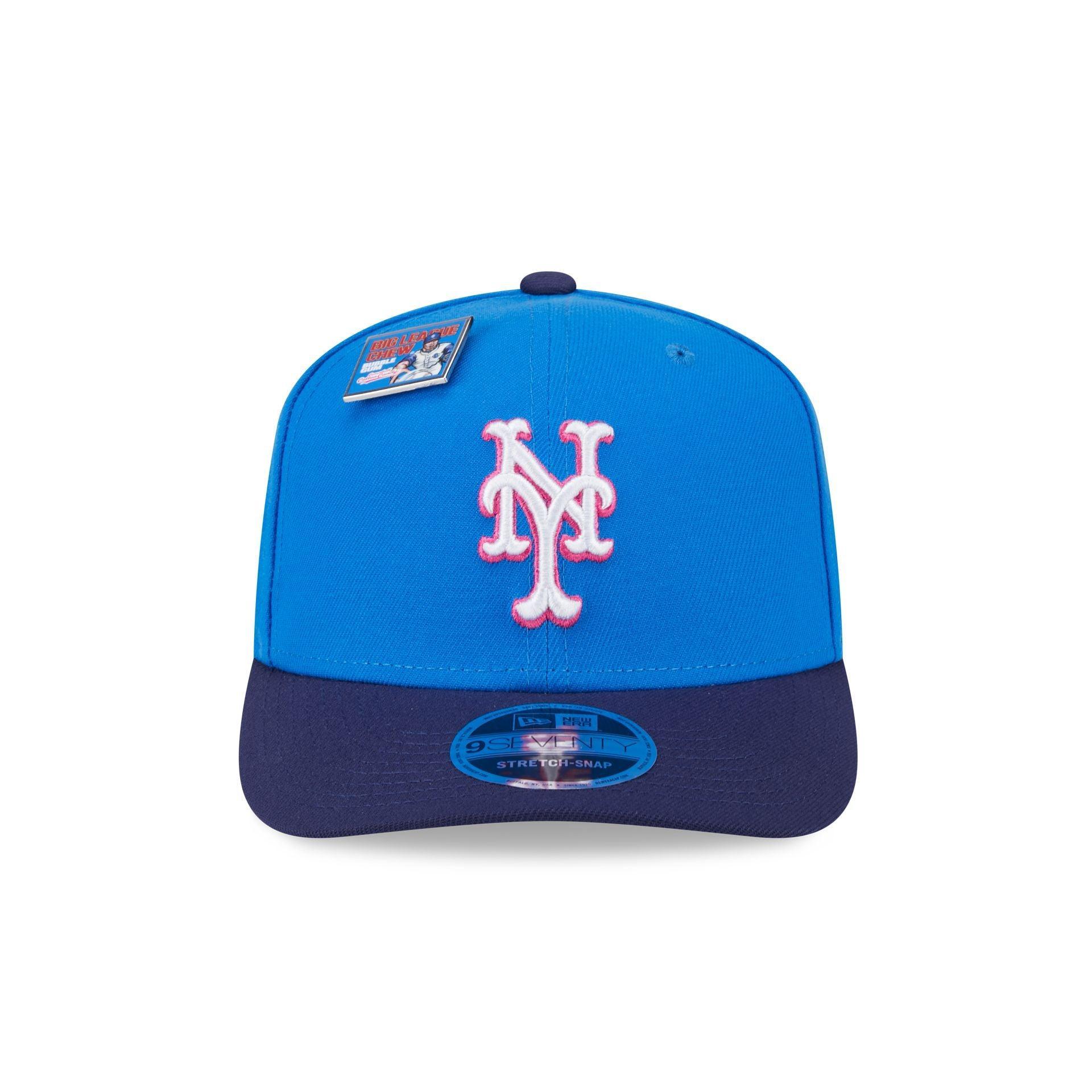 Big League Chew X New York Mets Curveball Cotton Candy 9SEVENTY Stretch-Snap Hat Male Product Image