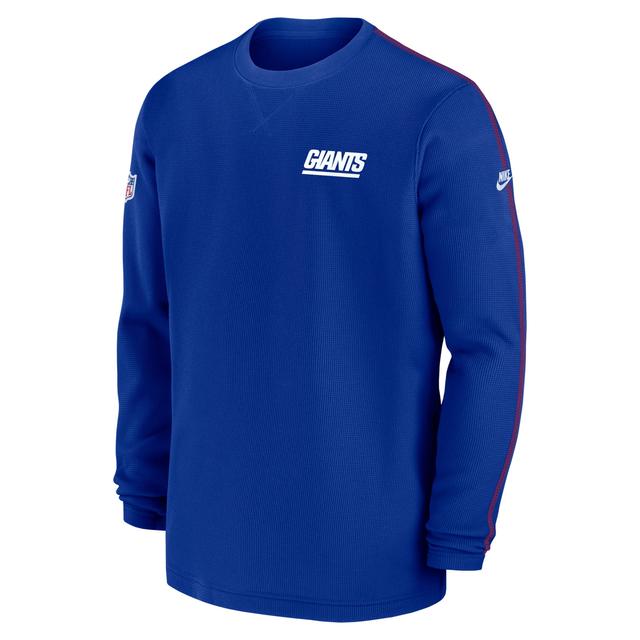 New York Giants Logo Coach Menâs Nike Men's NFL Long-Sleeve Top Product Image