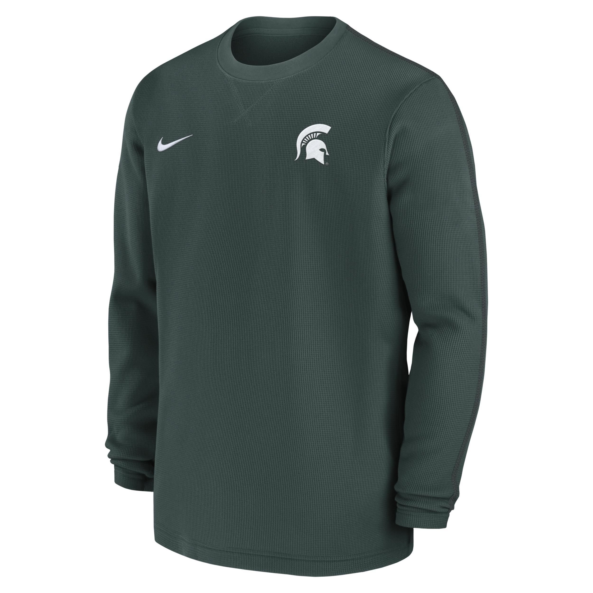 Michigan State Spartans Sideline Coach Nike Men's College Long-Sleeve Top Product Image