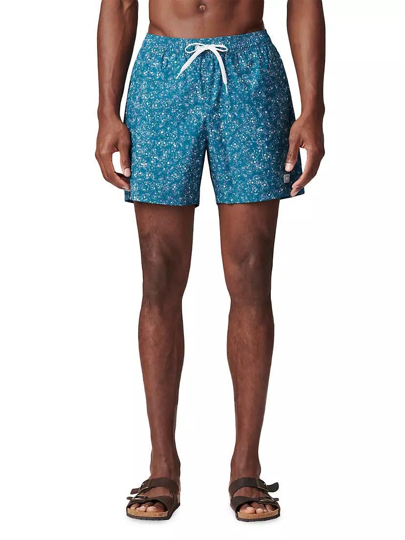 R&R Floral Swim Trunks Product Image