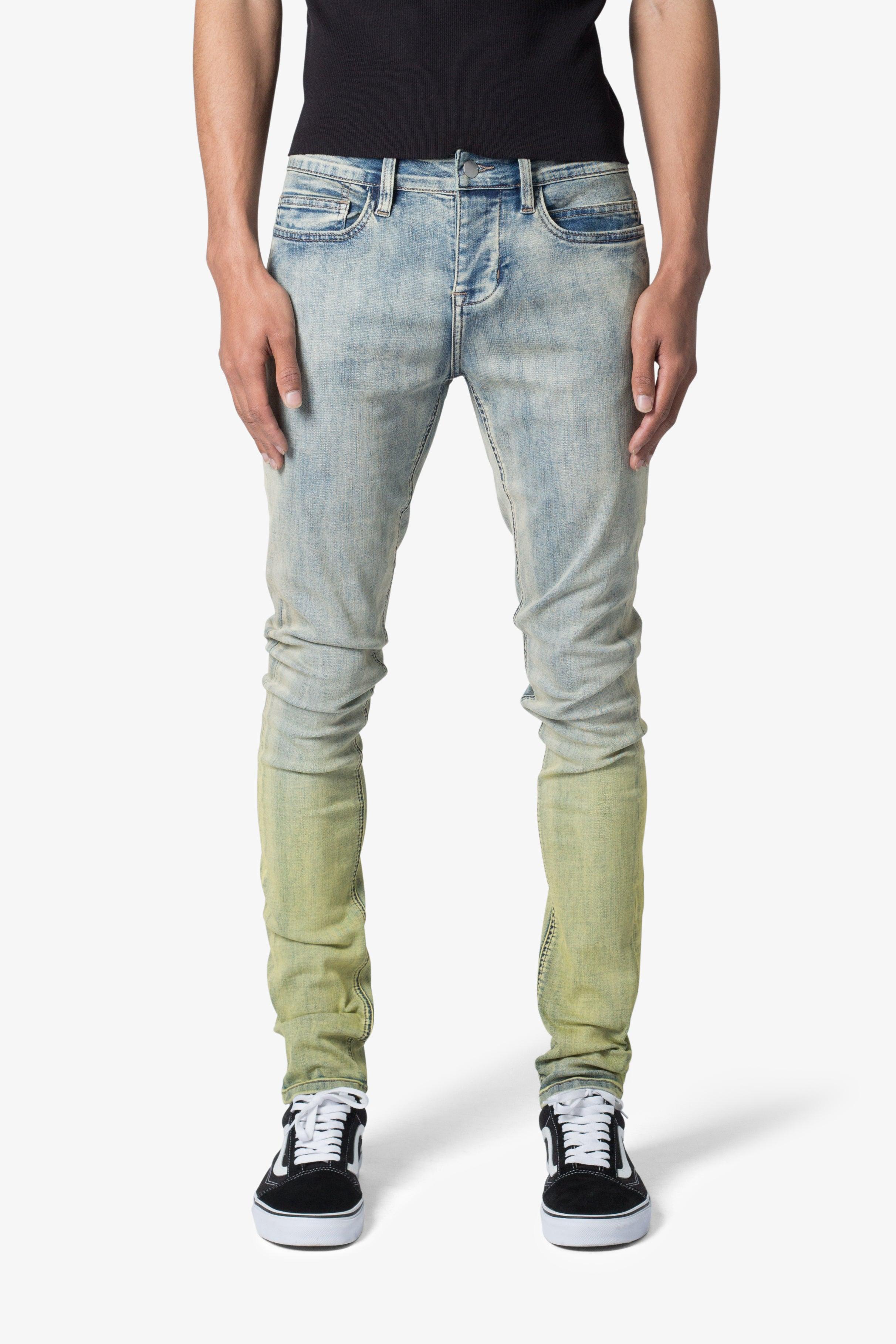 X637 Gradient Skinny Denim - Vintage Blue/Green Product Image