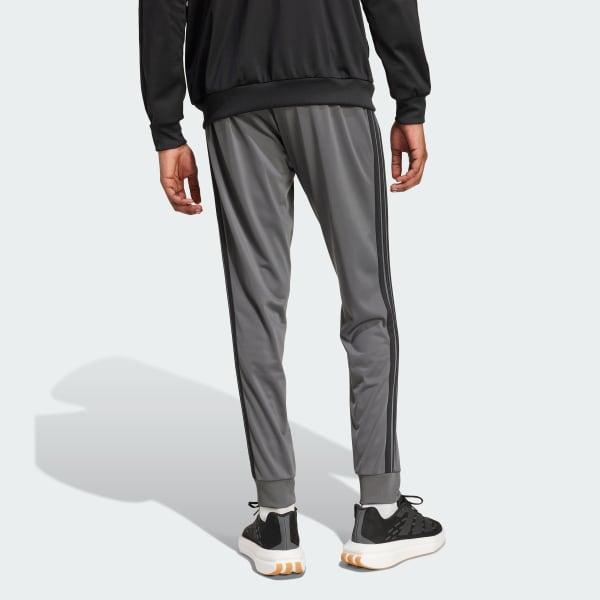 adidas 3-Stripes Tricot Regular Tapered Track Pants Black 2XL Mens Product Image