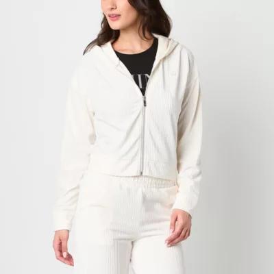 Juicy By Juicy Couture Juniors Womens Long Sleeve Zipper Hoodie Product Image