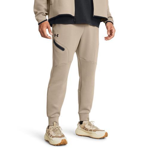 Under Armour Mens Under Armour Unstoppable Fleece Joggers - Mens Mod Grey/White/White Product Image