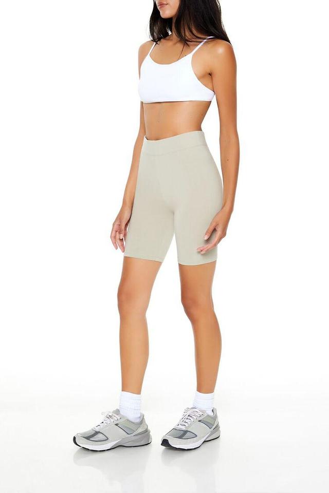 Cotton-Blend Biker Shorts | Forever 21 Product Image