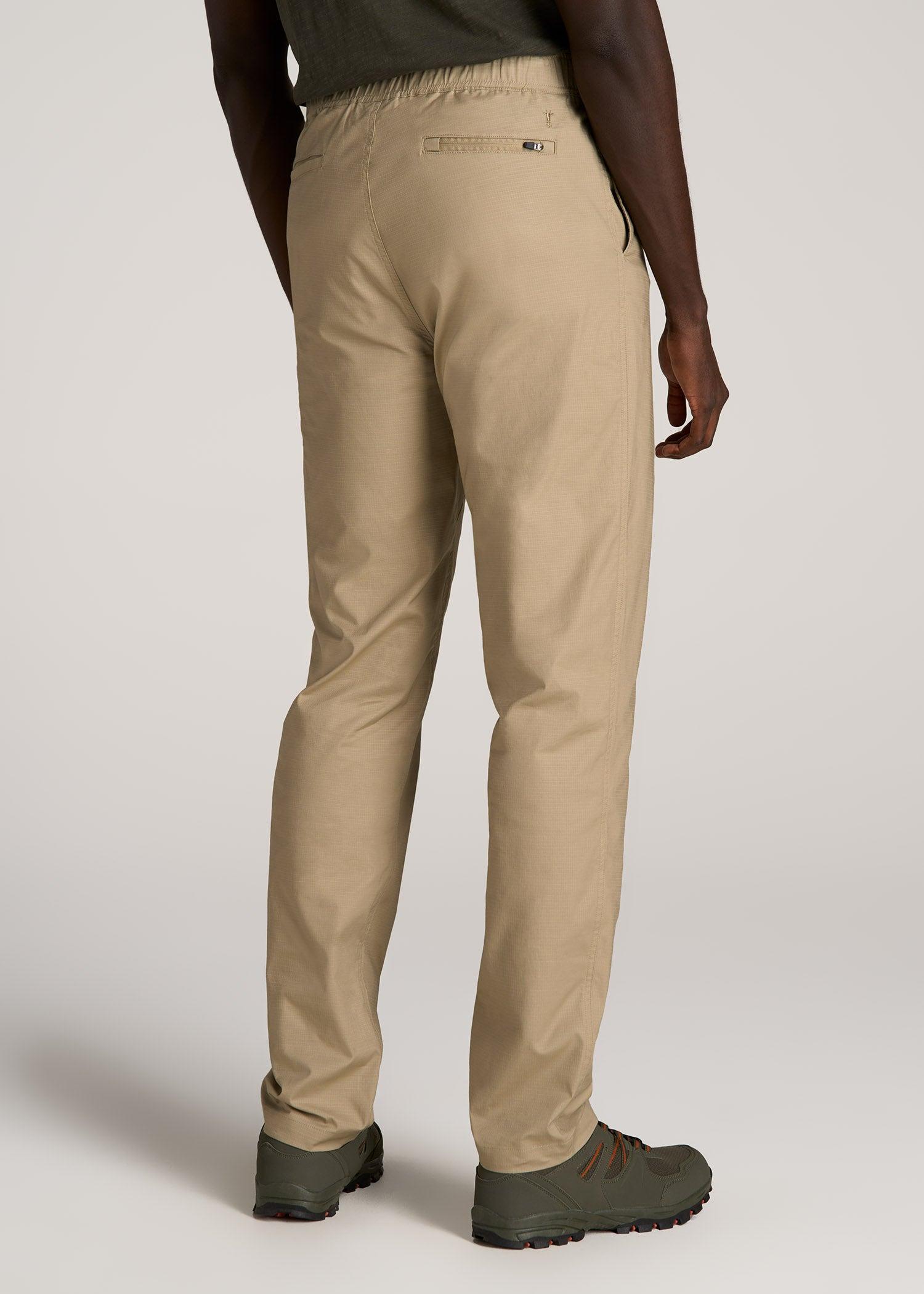 TAPERED-FIT Ripstop Pants for Tall Men in Desert Khaki Male Product Image