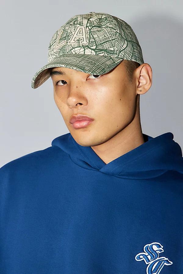 Coney Island Picnic LA Grid Print Dad Hat Mens at Urban Outfitters Product Image