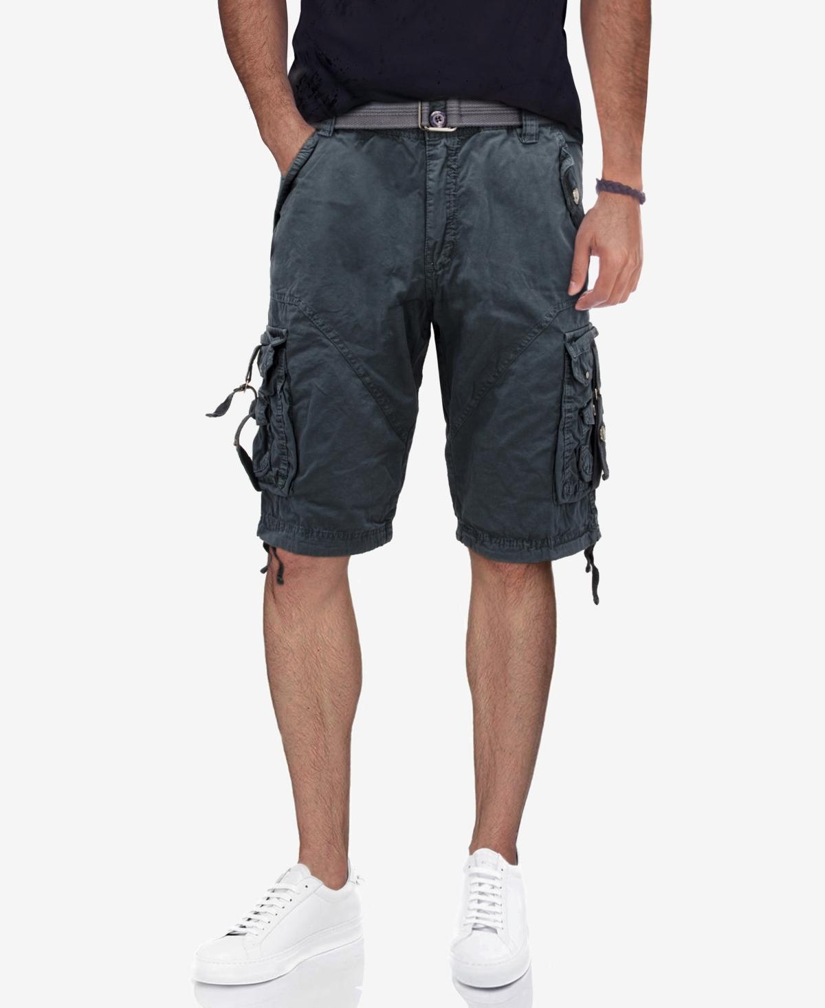 Mens Belted Twill Tape Detail Cargo Short Product Image