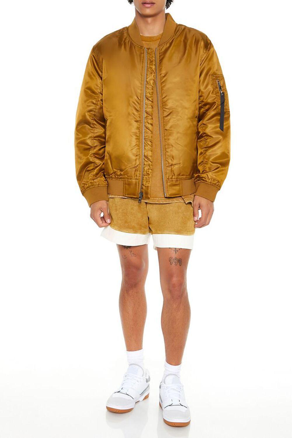 Zip-Up Bomber Jacket | Forever 21 Product Image